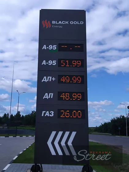 Рекламна стела для АЗС Львів